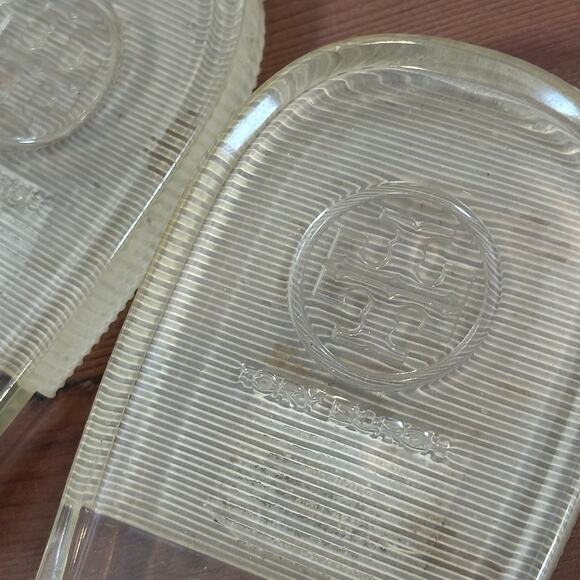 Tory Burch Mini Miller Clear Jelly Sandals Size 7 - Picture 5 of 6